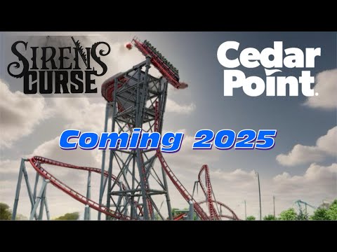 Cedar Point's New Roller Coaster Coming 2025 Siren's Curse Sandusky, OH