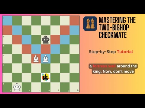 How to Checkmate with Two Bishops ♟️ | Chess Masterclass♟️🔥#magnuscarlsen #gukesh #india #chess