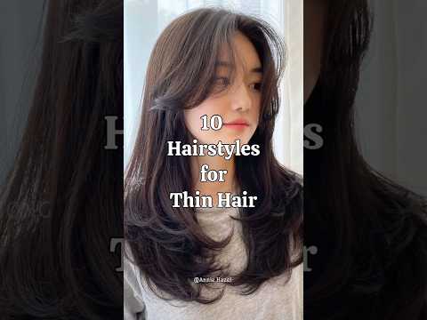 10 Easy Hairstyles for Thin Hair | Volumize & Style Effortlessly #trending #skincaretips #aesthetic