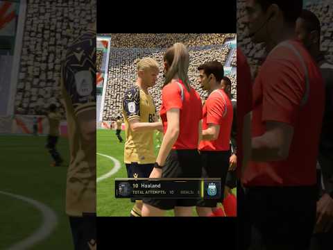 Erling Haaland | EPIC Hat Trick | FIFA 23 FUT Gameplay #fifa23 #shorts #ytshorts