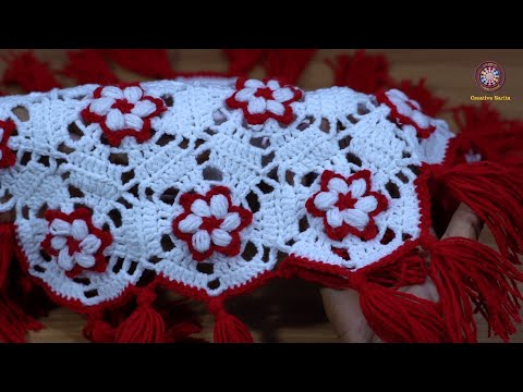 Lovely🥰 Crochet trendy thalposh design #tablemat design #lokaricha rumal