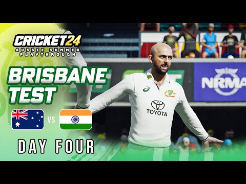 Australia v India - 3rd Test | Day Four | Cricket 24 Playthrough