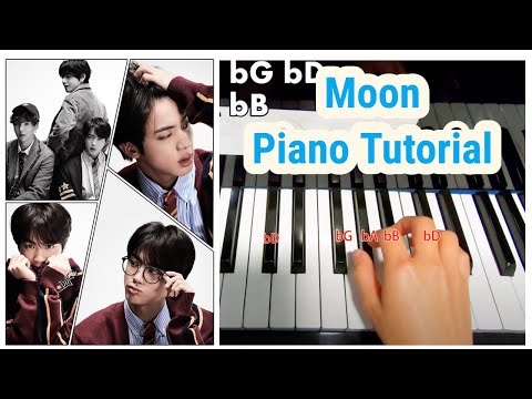 【鋼琴教學】BTS 防彈少年團 Jin 'Moon' Piano Tutorial