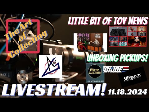 LIVE!! Unboxing Pickups! Little Bit of Toy News......