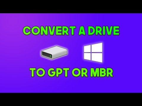 How To Convert A Drive To GPT or MBR In Windows 10