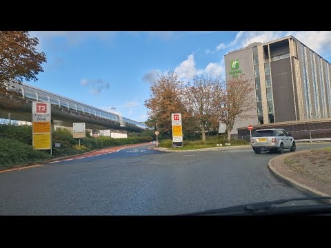 Manchester Airport Terminal 2 drop off with Sat Nav Instructions | 4K