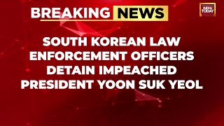 South Korea's Impeached President Yoon Suk Yeol Detained Over Martial Law Enforcement | India Today