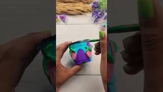 Lovely Pot Painting 😍 | #shorts #shortsfeed #shortvideo #ytshorts #youtubeshorts #diy #potpainting