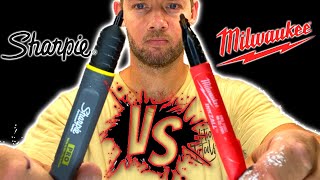 MILWAUKEE inkzall vs new SHARPIE pro . Best job site marker