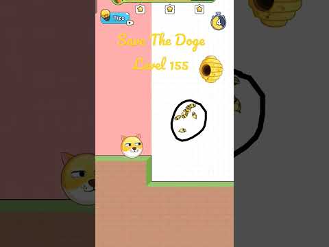 Save The Doge Level 155 Gameplay + 3 STARS. #savethedoge #shorts #gameplay #walkthrough #gameshorts