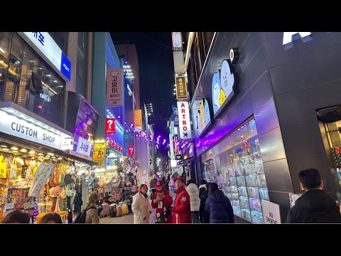 【韓国現地ライブ🇰🇷】12月韓国明洞現地ライブ‼️ 日曜日の戒厳令非常状態の明洞状況は？