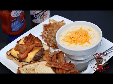 How to Make Waffle House Texas Patty Melt Breakfast Platter