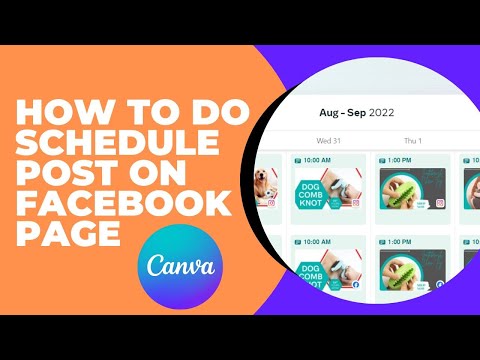 How to do schedule posts on Facebook page | schedule posts on Facebook