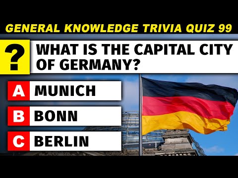 What Is The Capital City Of Germany? Ultimate General Knowledge Trivia Quiz Round 99