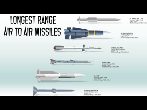 Top 12 Longest Range Air-to-Air Missiles in the World