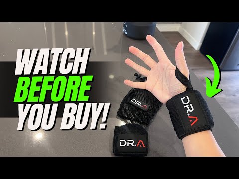 is it WORTH it? - DR.A Gym Wrist Wrap Straps are AMAZING!