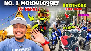 Nepal top 2Youtuber || Baltimore USA ko illegal BIKERS  Gang || MRB Vlog ||