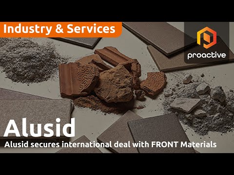 Frontier IP investee Alusid secures first international distribution deal with FRONT Materials