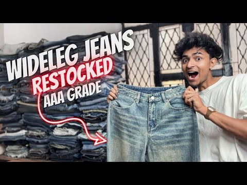 Wideleg baggy jeans AAA quality restocked | how to start thrift store in india online | vitalthings