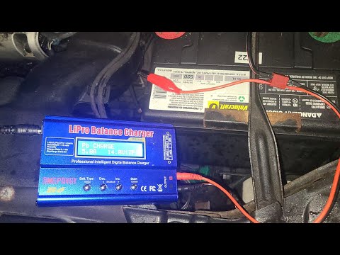 CAR BATTERY WITH iMAX B6AC V2 #Balance #Charger and Discharger #Fastcharge #lithium #solar #diy