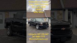 2018 Chevrolet Silverado 1500 $19,995 267-225-6672 - 267-888-7772 www.stadenauto.com