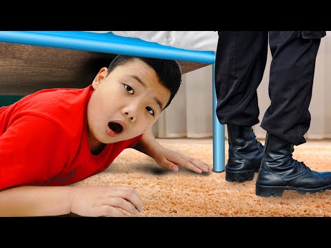 Extreme Hide and Seek in Boxes Challenge For Fun Kids at KidsPlay