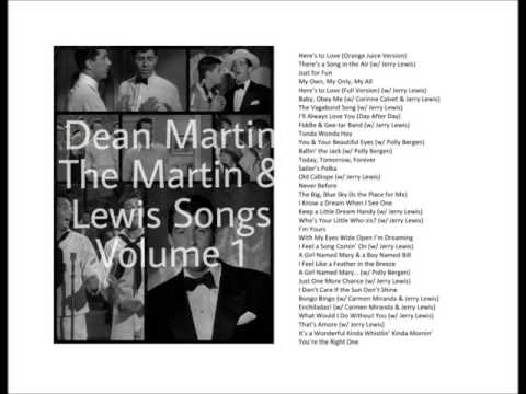 Dean Martin - The Martin & Lewis Songs Volume 1