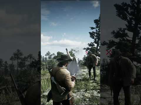 Attempting Headshots Gone Wrong! #short #gaming #rdr2