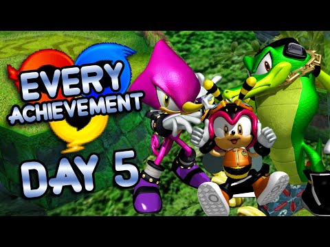 Getting EVERY ACHIEVEMENT In Sonic Heroes! (Day 5)