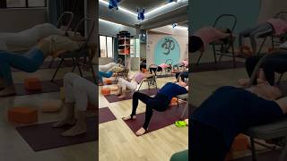 (Chair yoga)￼#yogajourney#asana #yogini#yoga-daily #namaste#yogacommunity #igyoga#instayoga#yogafit