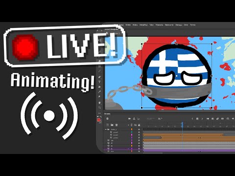 🔴 LIVE | Animating countryballs!