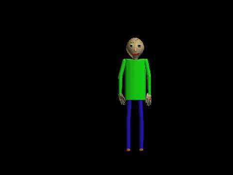 baldi says hello to you and then explodes