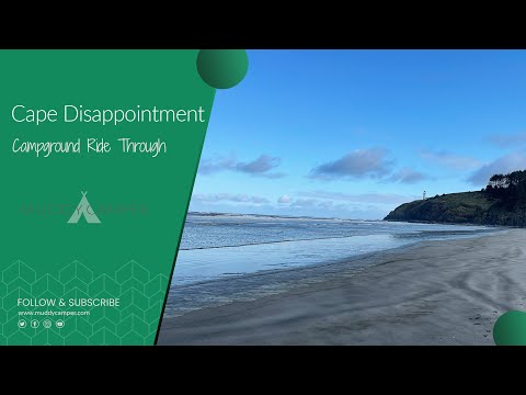 Cape Disappointment Campground Campsites Showcase - Riding through on a Bicycle