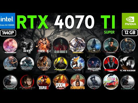 The RTX 4070 Ti Super test in 25 games at 1440p