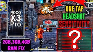 poco x3 pro free fire best auto headshot dpi hud sensitivity setting😱 | poco x3 pro free fire test📱