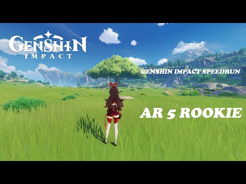 How fast I can reach from AR 5 to AR 20 (no commentary) #genshinimpact #livestream