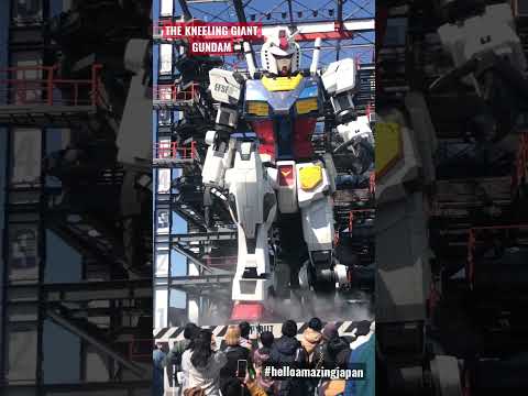 The Amazing Moving Life Size Gundam in Yokohama, Japan. #gundam #yokohama #japantravel #amazingjapan