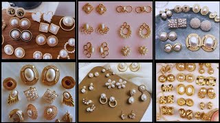 "100 Beautiful Small Pearl Stud Earrings/Pearl Studs Earrings/Latest Earrings designs 2024,Ear tops