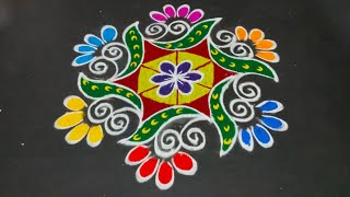 Maha shivaratri SpecialCreative Rangoli with 5-3 dots  #mahashivaratrirangoli #mahashivaratrimuggulu