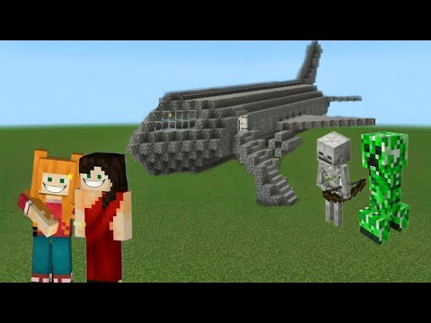 We Built Huge Plane In Minecraft😱 (creeper is my enemy)