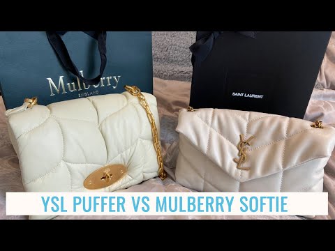 SAINT LAURENT TOY PUFFER vs. MULBERRY LITTLE SOFTIE | Unboxing & Comparison