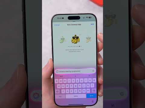 How to make Custom Emoji with Apple Intelligence! 📱👀 #shorts #appleintelligence #iphone
