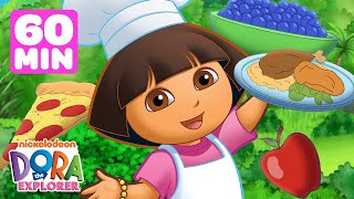 Dora's Yummy Food Marathon! #2 🧁 1 Hour of Dora the Explorer | Dora & Friends