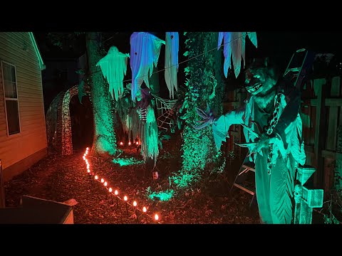 My Halloween Haunt Full Walkthrough 2023!! #halloween2023 #spirithalloween2023 #homedepothalloween