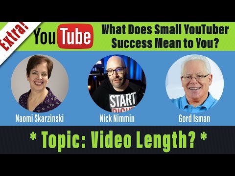 YouTube Tips for Beginners – Video Length