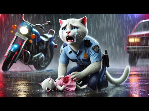 Police Cat Revenge after Losing Kitten😿#cat #cute #ai #catlover #catvideos #cutecat #aicat