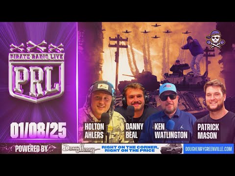 Pirate Radio Live - 1/8/2025 - Ken Watlington, Holton Ahlers, Patrick Mason, Danny Beal