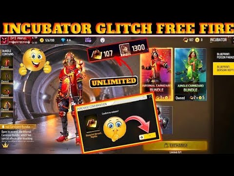 cubator glitch free fire || New glitch in free fire || free fire new glitch || ff new glitch free