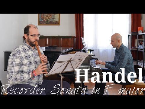 Handel -  Recorder Sonata in F Major