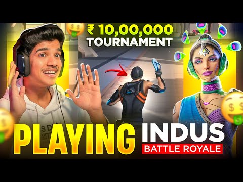 FIRST TIME😨 PLAYING INDUS BATTLE ROYALE 🔥🎮 | ₹10,000,000 TOURNAMENT 🏆 | TELUGU GAMEPLAY #DFG